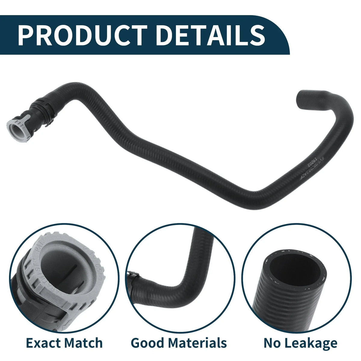 Radiator Hose No.8V6118C553ADF for Ford Focus (2012) Rubber Warm Air Inlet Pipe