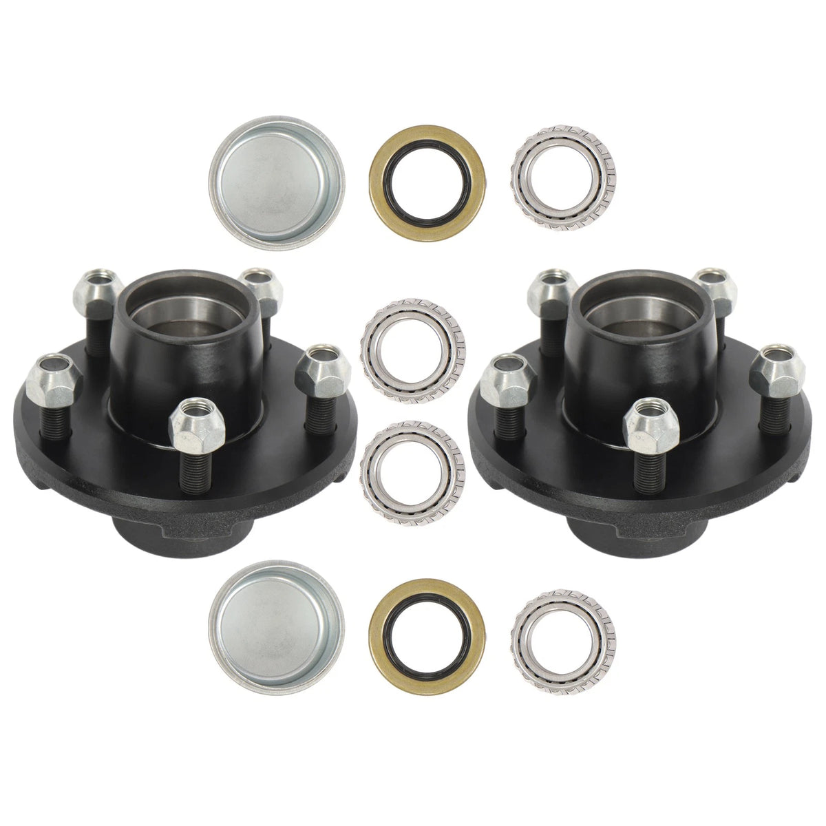 2X Trailer Hub Kit for 2000 lbs Spindle (BCK37565K) (5 on 4.5")