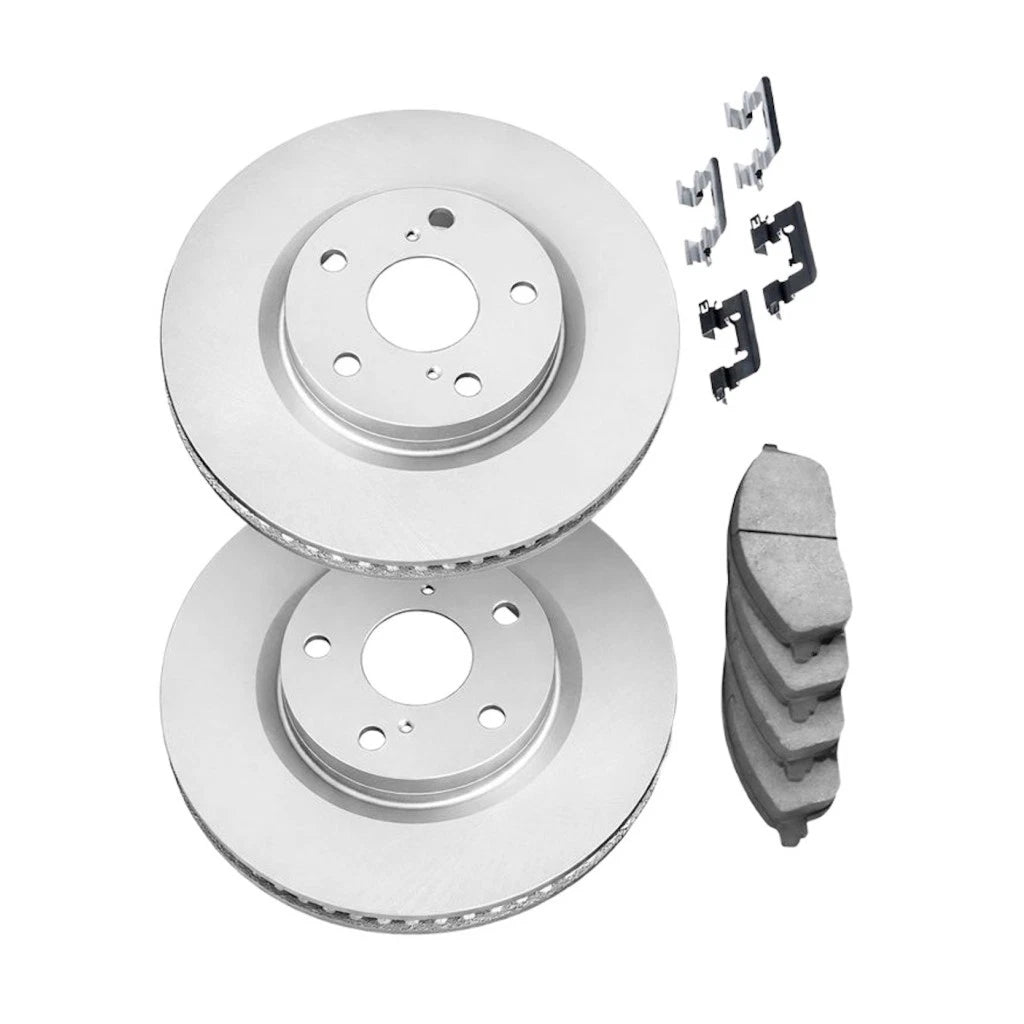 Set of 2 Brake Rotors for Audi A6 (1998–2001) ALX-PAU-DF-4312-73018-CLA1
