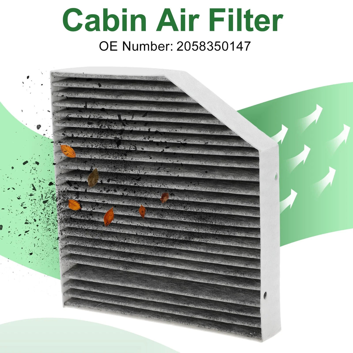 Cabin Air Filter for Mercedes-Benz AMG GT (C192) (2024) 2058350147