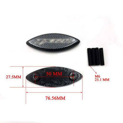Mirror Block Off Base for Kawasaki Ninja ZX-12R (2000–2006) Carbon Style