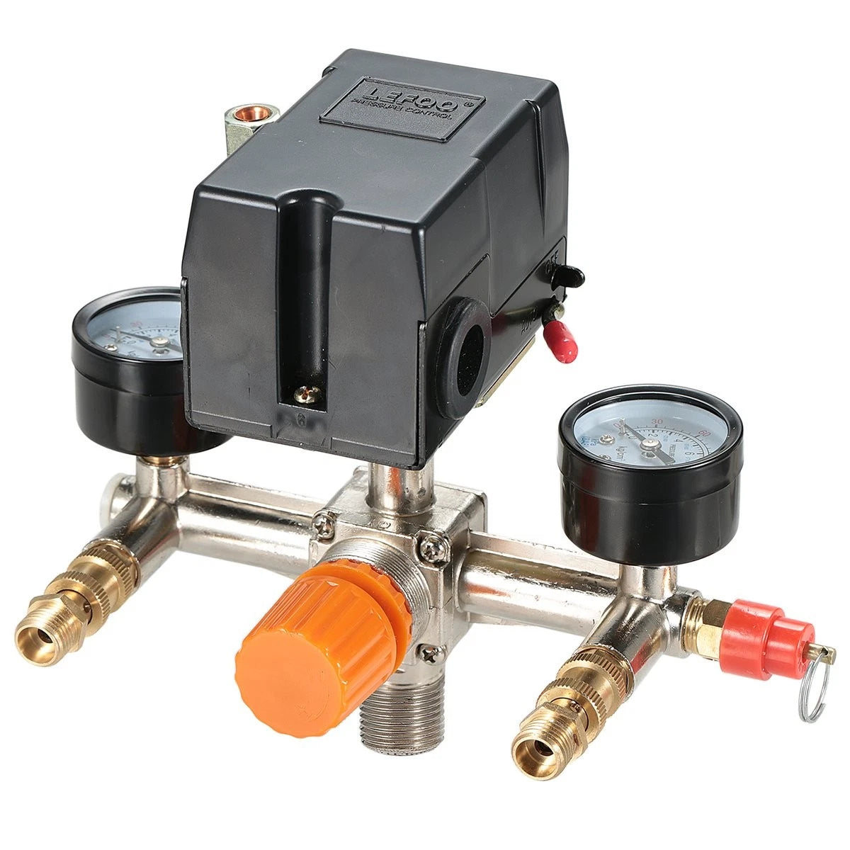 Air Compressor Pressure Switch Manifold Regulator Valve for Heavy Duty (No Year)