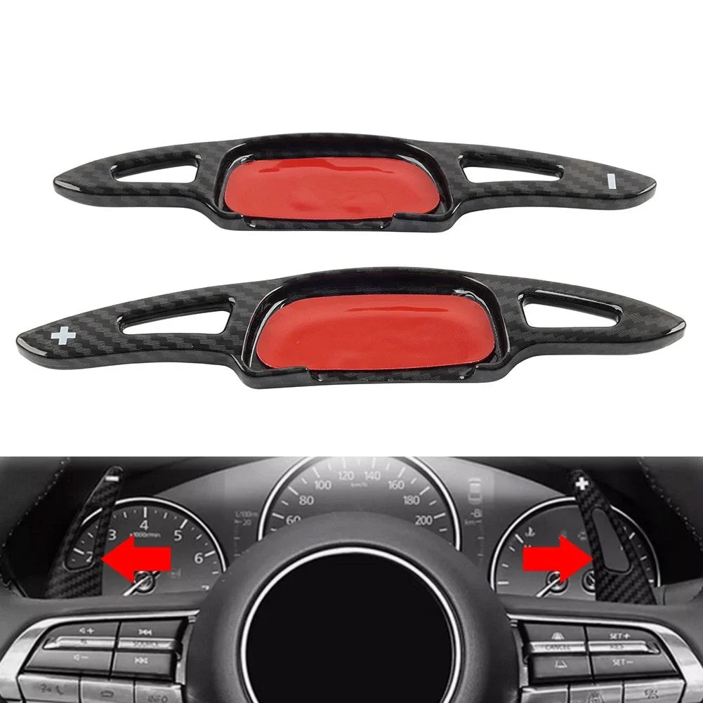 Steering Wheel Shift Paddle Extension for Mazda 3, CX-30, CX-50, CX-60, CX-90, MX-30 (2020–2023)