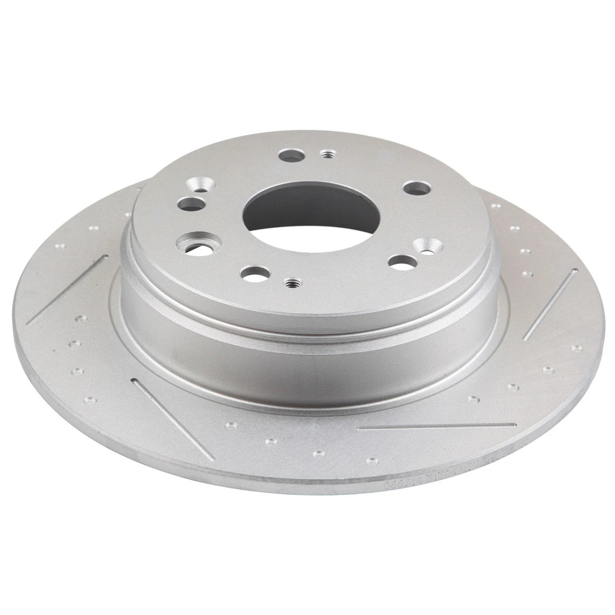 Set of 2 Slotted Rear Brake Rotors for Honda CR-V (2002–2004)