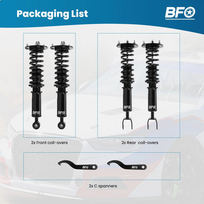Coilovers Suspension Lowering Kit for Toyota Supra MK4 (1993–1998) Q3BRTK