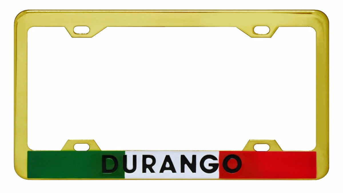 Metal License Plate Frame for Durango (WL332G)