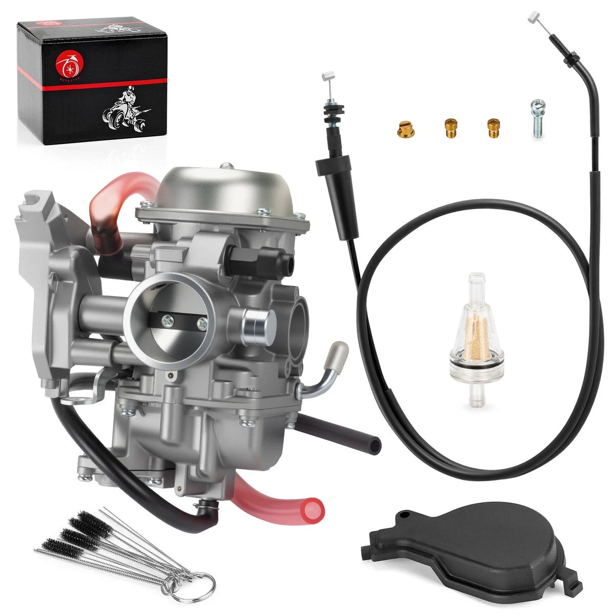 Carburetor & Throttle Cable for Arctic Cat ATV 400 (2004) 0470-504