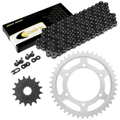 Black Drive Chain and Sprocket Kit for Suzuki GSX-R600 (2011–2018) EG4374CH141XO