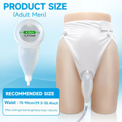 Catheter for Men, Urine Collection Bag (Elderly)