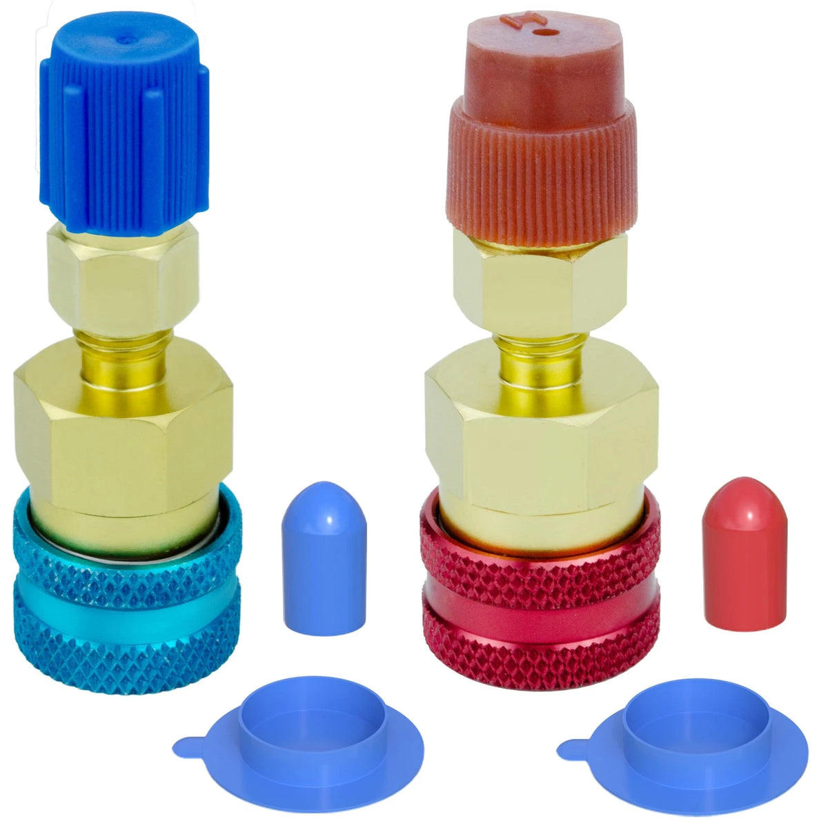 R134a to R1234yf Quick Coupler Adapter for Automotive Refrigerant (0.25 Inch)