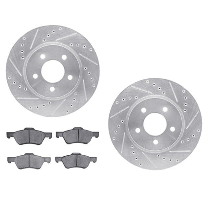 Rotor Set with Brake Pads for Mazda Tribute (2011) ALX-PAU-DF-7512-54172-CLA2