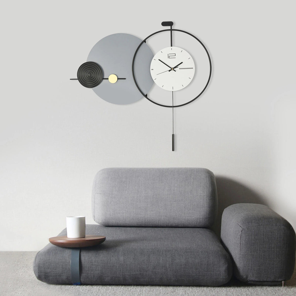 Modern Wall Clock with Pendulum for Home Decor (2023)