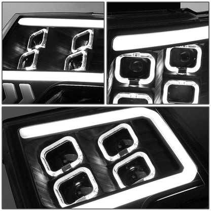 LED DRL Halo Projector Headlights for Ford F-150 (2009–2014)