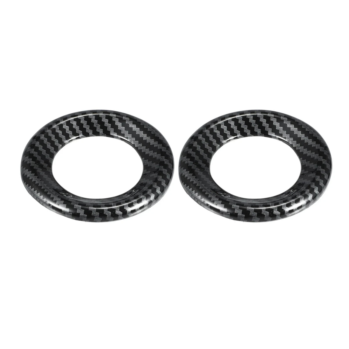 2pcs Loudspeaker Circle Trim for Honda Civic (2016–2021) Carbon Fiber