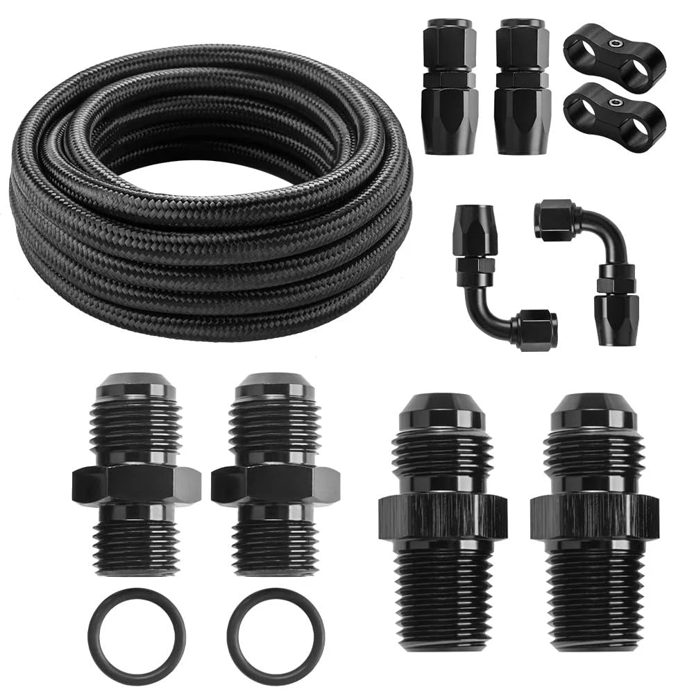 6AN Automatic Transmission Cooler Lines Kit for 4L60E 4L65E (No Years Specified)