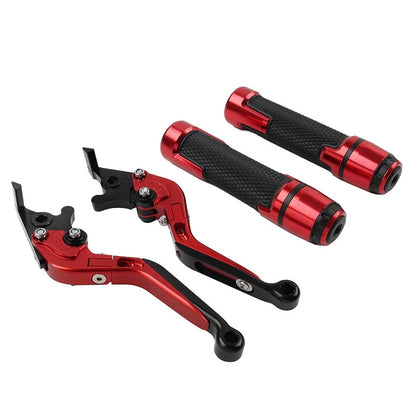 Set of 2 Red Extendable Brake Clutch Levers for BMW G310R G310GS (2017–2023)