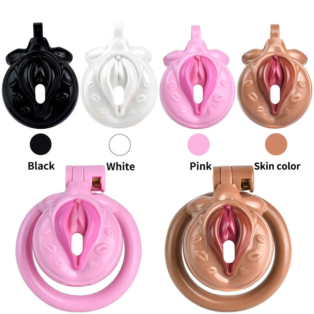 Resin Chastity Lock Cage for Male (Simulates External Clitoris)