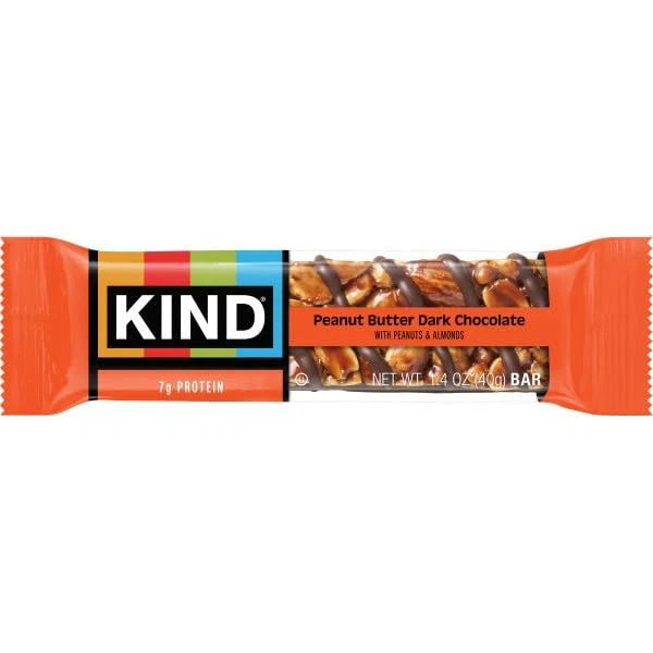 12 Count Nut Bars Peanut Butter Dark Chocolate Gluten Free