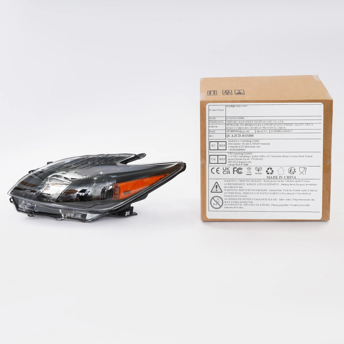 Left Driver Side Headlight for Toyota Prius (2010–2011) 8117047212, TO2518122