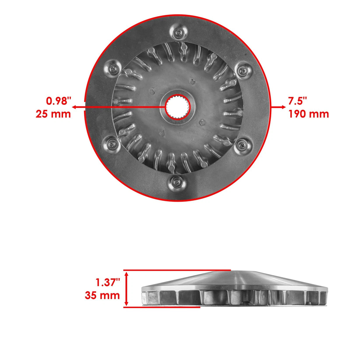 Stationary Drive Sheave for Arctic Cat Prowler 700 HDX (2012–2017) PS119A1021