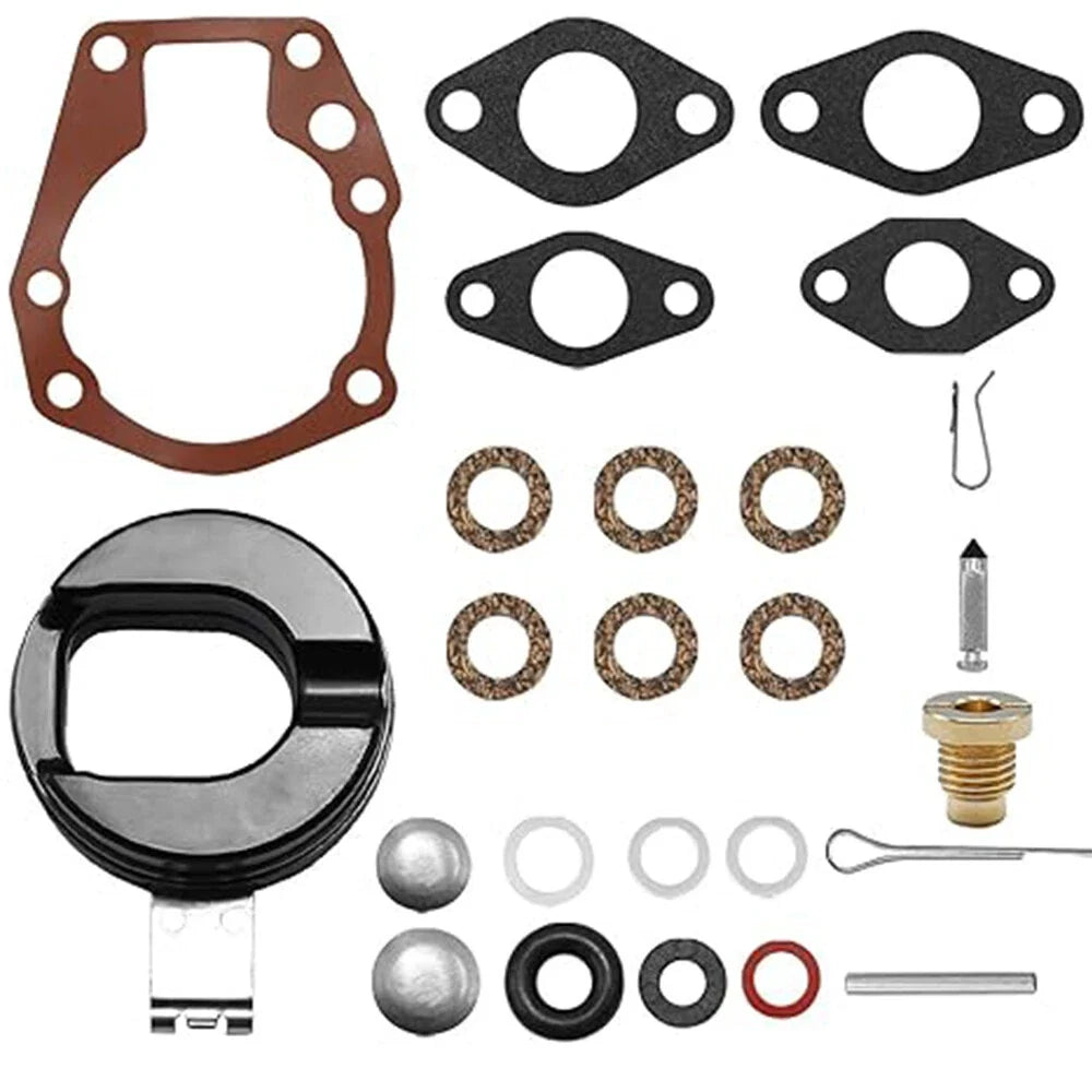 Carburetor Kit with Float for Johnson Evinrude 1.5-20 HP (1980–1990) 18-7043 383052 398532