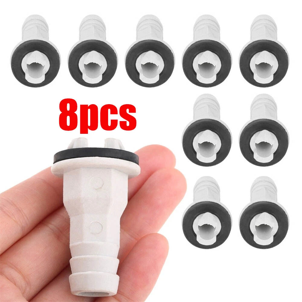 8pcs Air Conditioner Drain Hose Connector for Universal Use