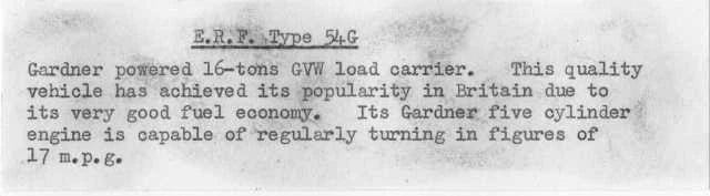 Press Photo for ERF Type 54G 16 Ton Load Carrier Truck (1970)