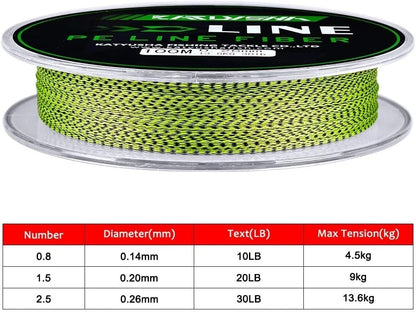 Multi-Strand Braided Fishing Line 10Lb - 2187 Yards