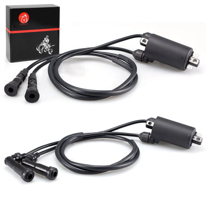 2 x Ignition Coils & Caps for Honda CB750 CB750SC CB900 CB1000 CB1100F (1969–1984)