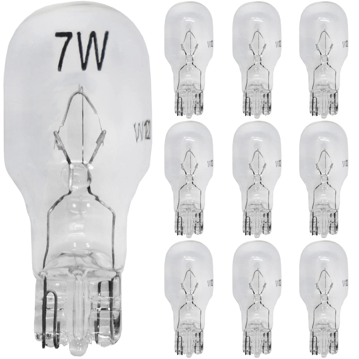 T5 Low Voltage Landscape Lights (12V, 7W) - Clear (Pack of 10)