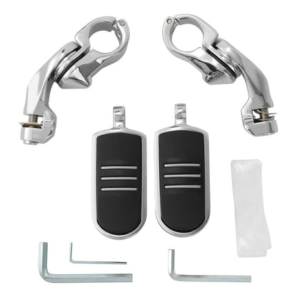 Chrome 1 1/4" Short Pegstreamliner Highway Engine Guard Footpeg for Harley
