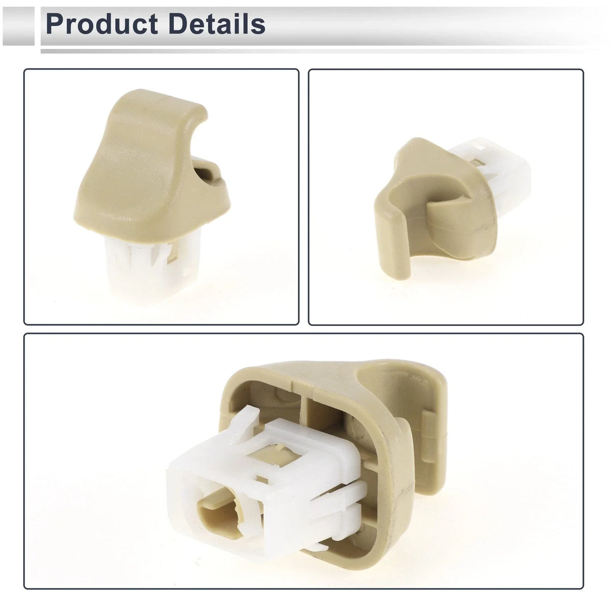 Sun Visor Holder Clip for Nissan Murano (2003–2007) No. 96409CC00B Beige