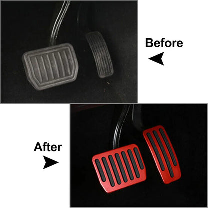 Stainless Steel Brake Gas Pedal Covers for Tesla Model Y (2020-2022)