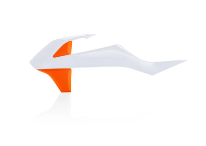 Acerbis Radiator Shroud for KTM 85 SX (2018–2024) White/Orange