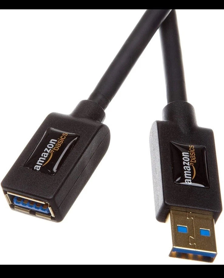 2X USB 3.0 Extension Cable A-Male to A-Female 6ft for Various Devices