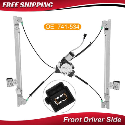 Front Left Window Regulator w/ Motor for Chrysler Town & Country Dodge Caravan
