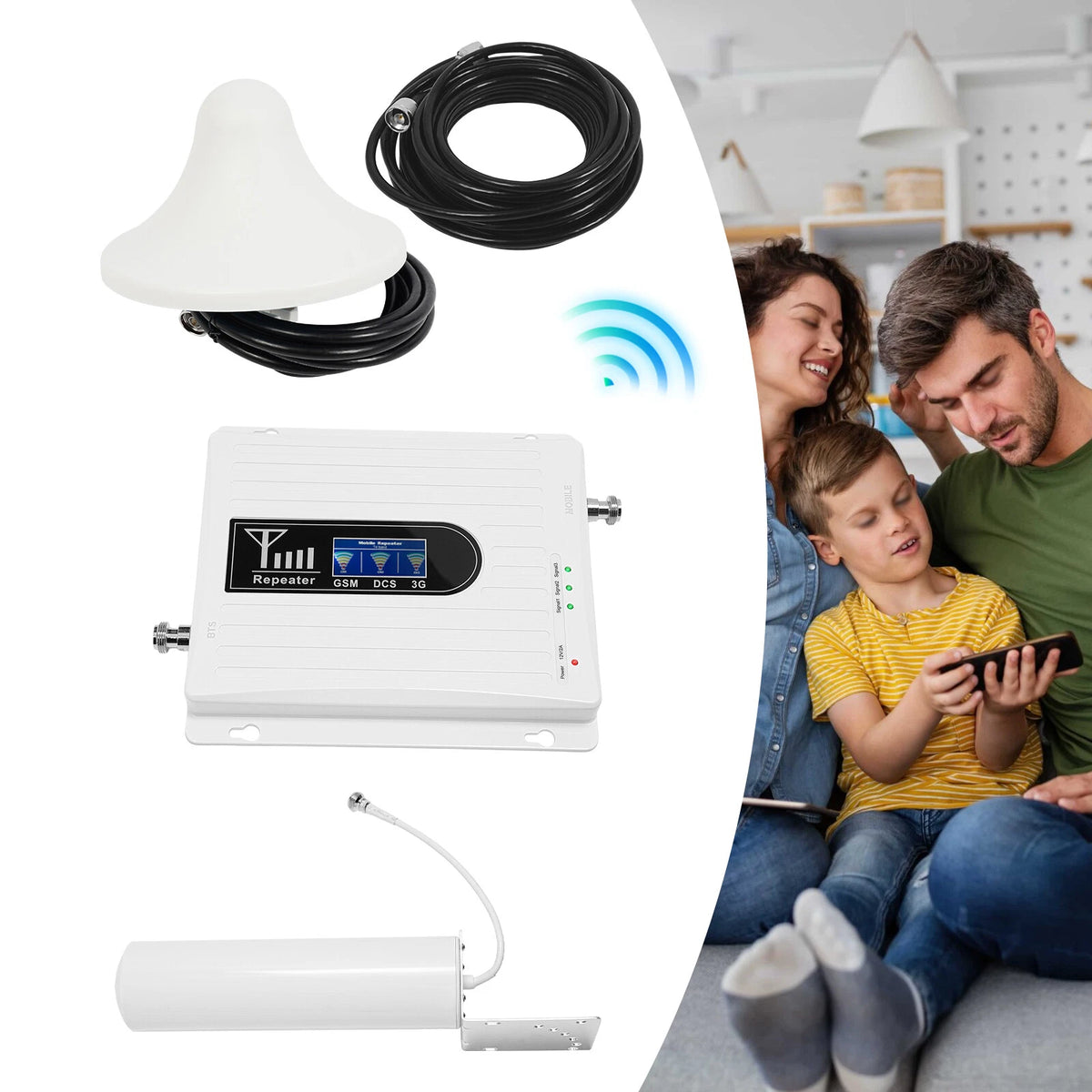Cell Phone Signal Booster Mobile Signal Repeater Amplifier