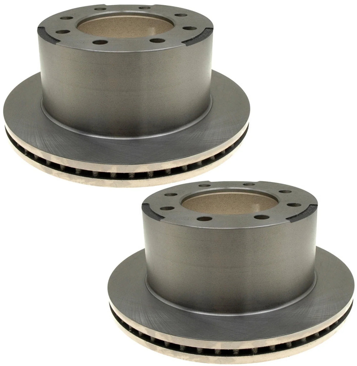 Set of 2 Rear Brake Disc Rotors 325mm for Chevy GMC (Dual Rear Wheels)