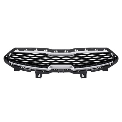 Front Upper Radiator Grille for Kia Forte (2019–2021) - Chrome Trim
