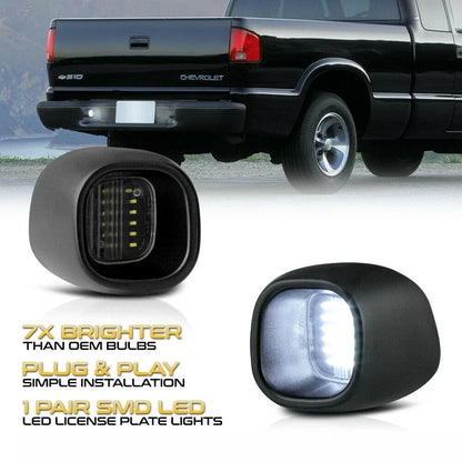 LED License Plate Tag Light Lamp for Chevy S10, Blazer, GMC Jimmy (1998–2005)