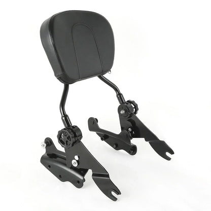 Set of 4 Docking Hardware & Sissy Bar Backrest for Harley Road Glide (2009–2013)