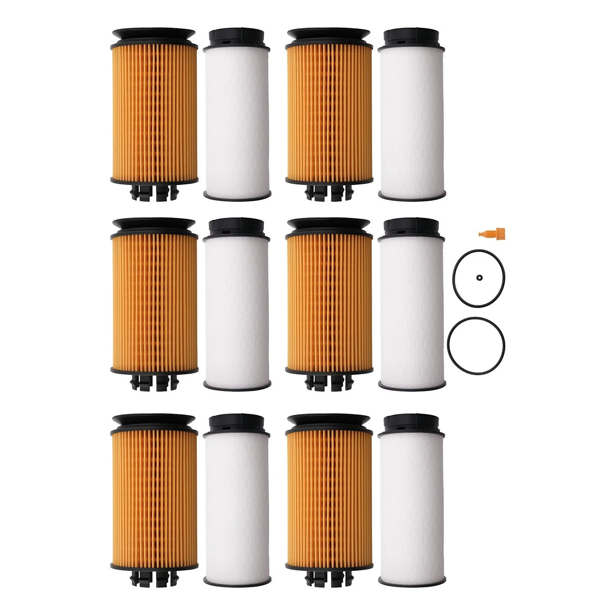 6pcs Filter Kit for Mitsubishi Fuso Canter (2012–2017) QC000001 500054702