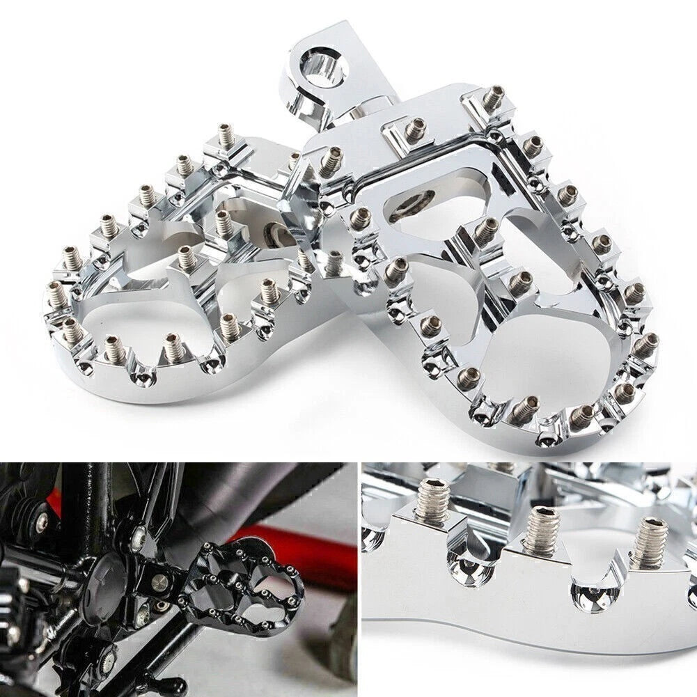 Wide Foot Peg MX Style Footrest for Harley Dyna Sportster (2000–2023)
