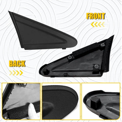 Set of 2 Mirror Corner Triangle Molding Fender Trim for Honda Civic (2012–2015)