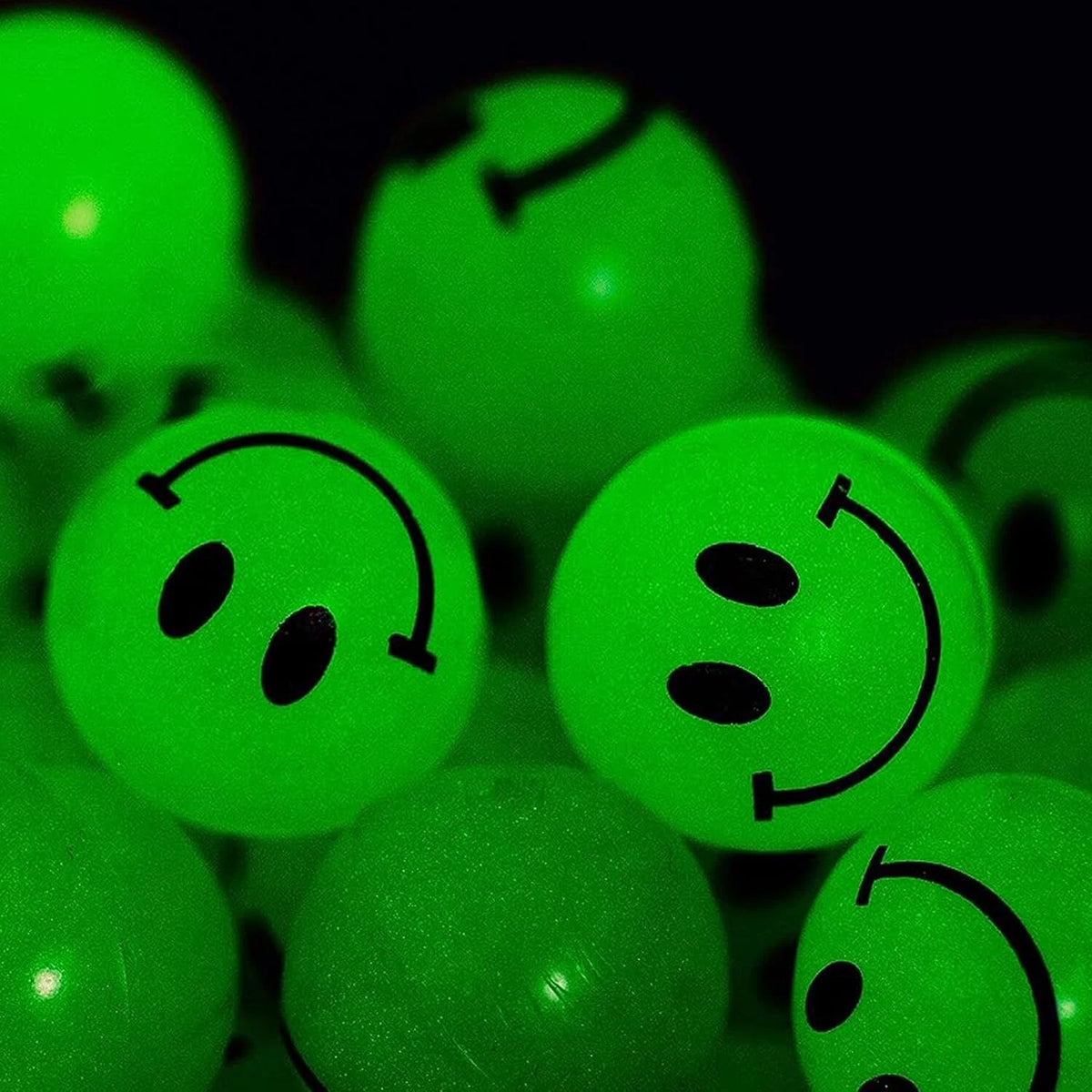 72 Pcs Glow in The Dark Bouncy Balls (1 inch / 27mm)