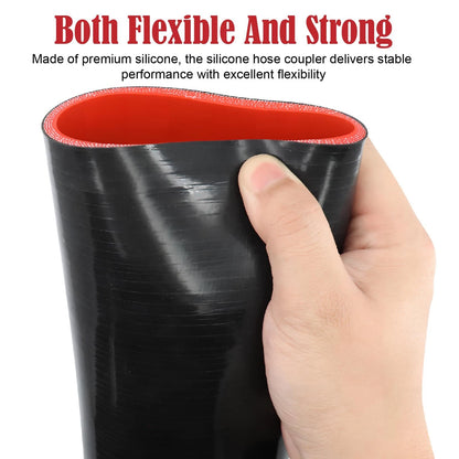 3in x 12in Straight Silicone Coupler Hose for Universal Applications