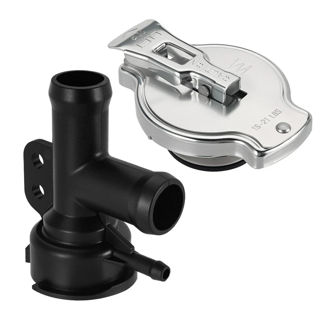 Radiator Coolant Filler Neck & Cap for Polaris Snowmobile (5433364, 2511256)