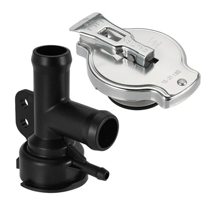 Radiator Coolant Filler Neck & Cap for Polaris Snowmobile (5433364, 2511256)