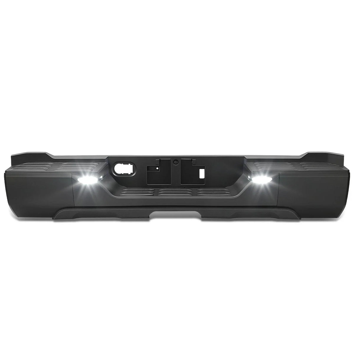 Rear Step Bumper for Toyota Tundra (2022–2026) Black w/o Sensor Holes