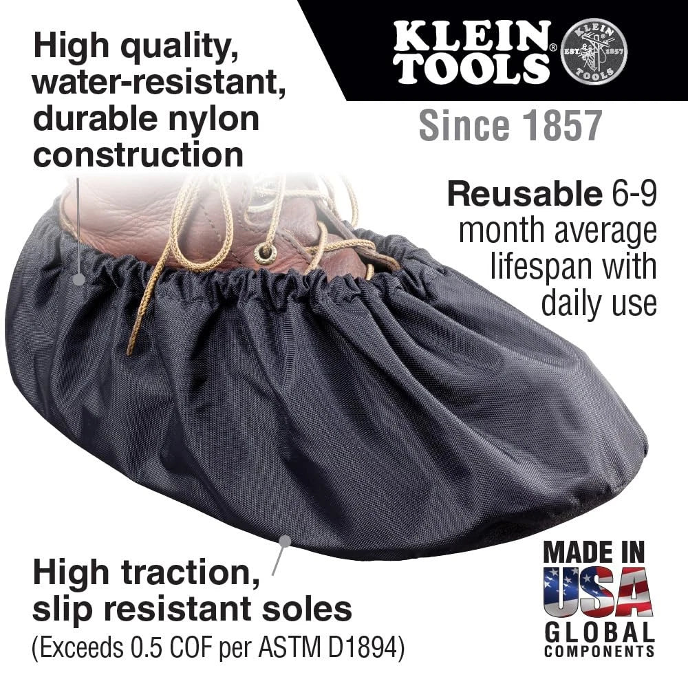 Shoe Covers for Klein Tools Tradesman Pro (Large, Black)